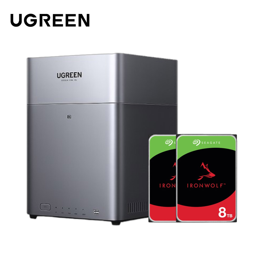 綠聯 UGREEN DH4300 Plus 4Bay NAS 網絡儲存伺服器(其他規格)