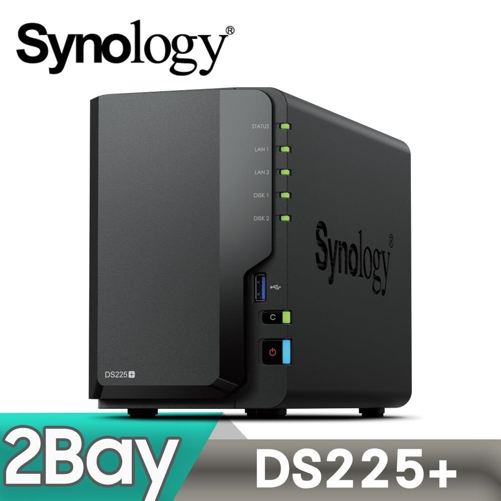 DiskStation DS225+ 2Bay NAS 網路儲存伺服器