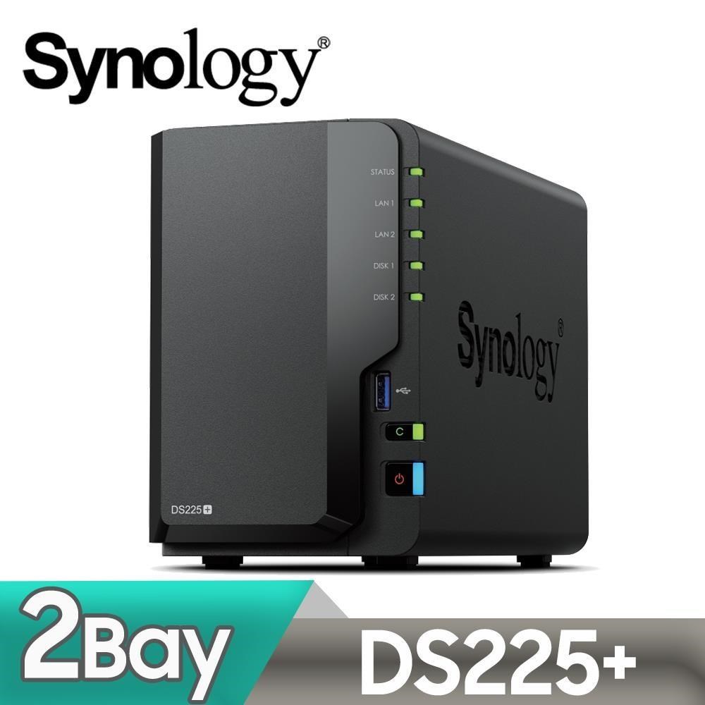 DiskStation DS225+ 2Bay NAS 網路儲存伺服器