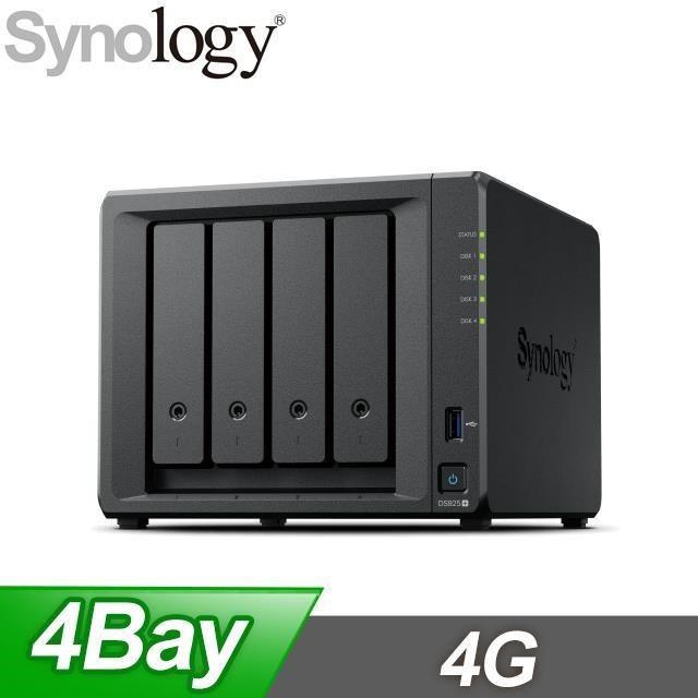 Synology 群暉 DiskStation DS925neo+ 4Bay NAS網路儲存伺服器