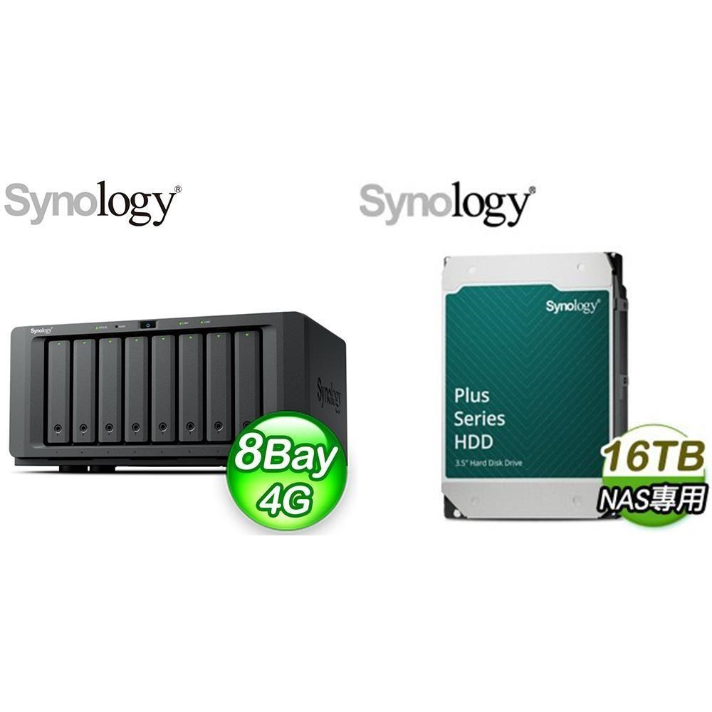 Synology 群暉 〈鈔省價〉DS1825neo+ 8Bay NAS+HAT3310 PLUS 16TB 硬碟X2