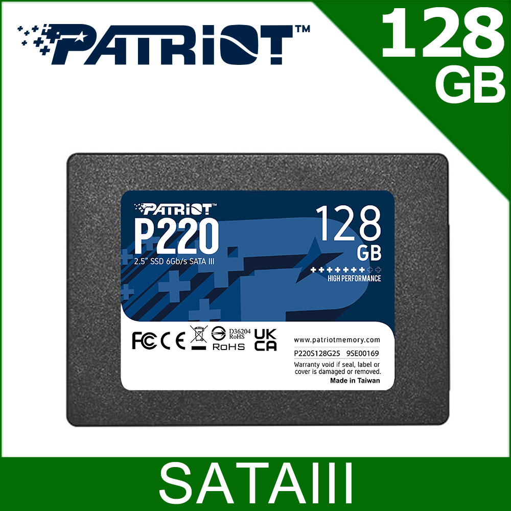 美商 P220 128G 2.5吋 SSD固態硬碟