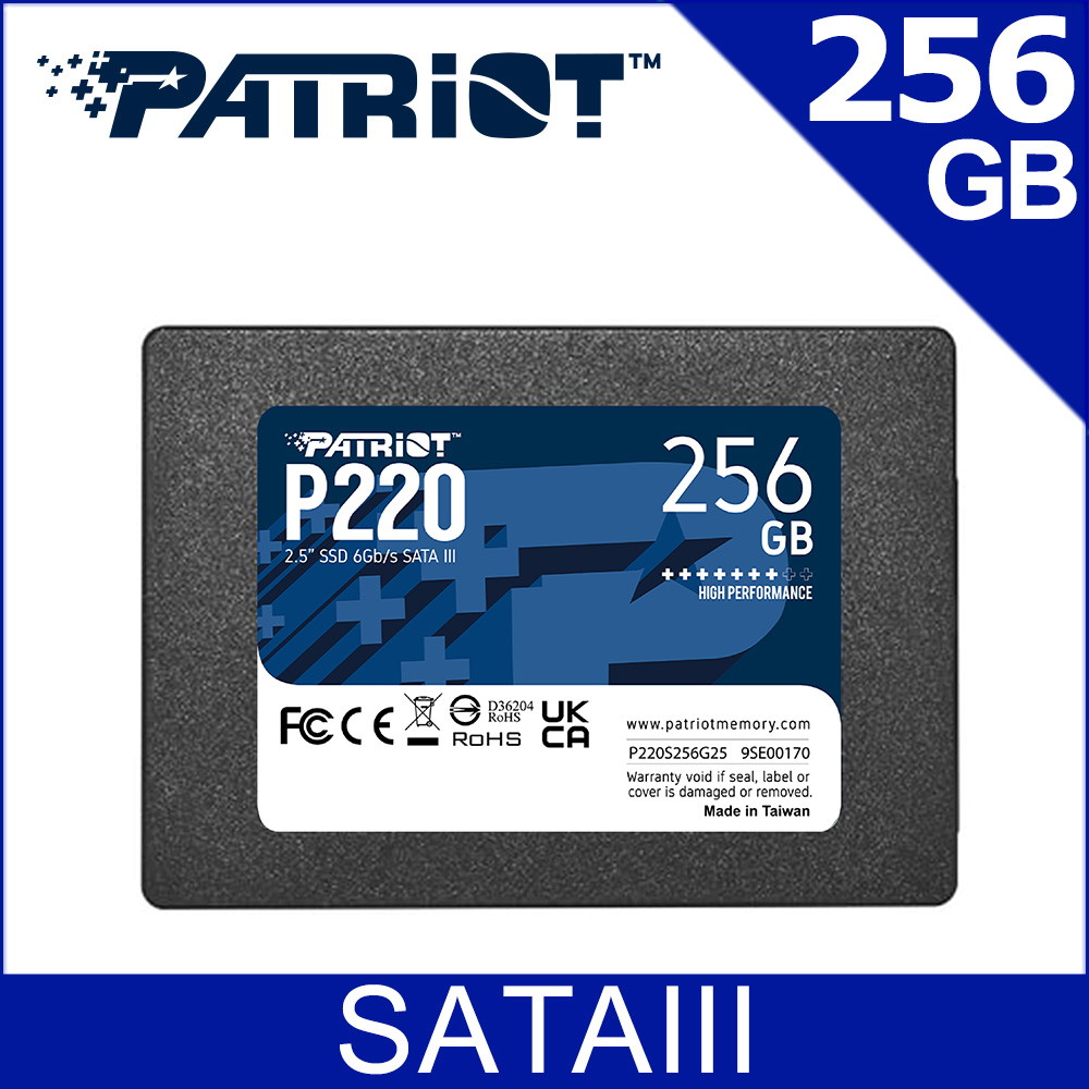 PATRiOT 博帝美商P220 128G 2.5吋SSD固態硬碟- PChome 24h購物