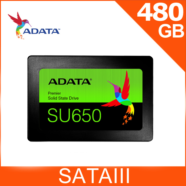 ADATA威剛 Ultimate SU650 480G SSD 2.5吋固態硬碟