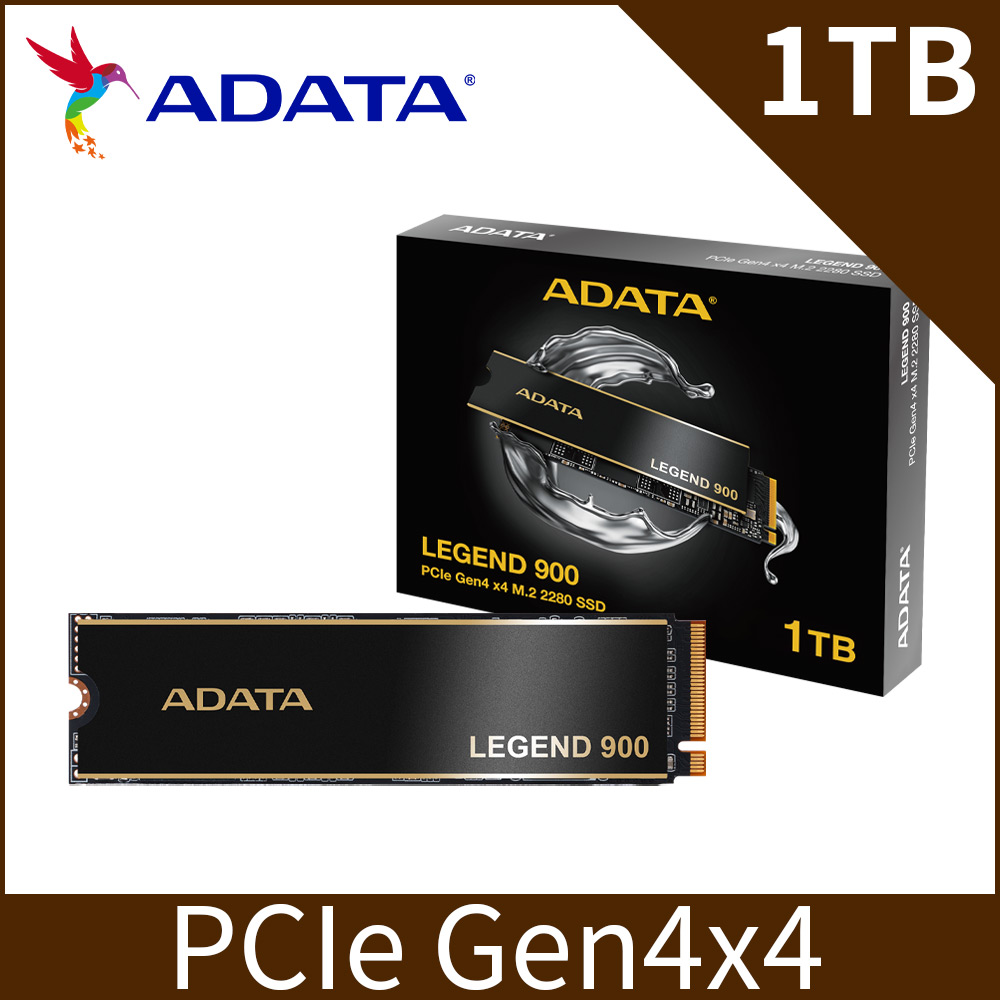 ADATA 威剛 LEGEND 900 1TB PCIe4.0 M.2 2280 SSD固態硬碟