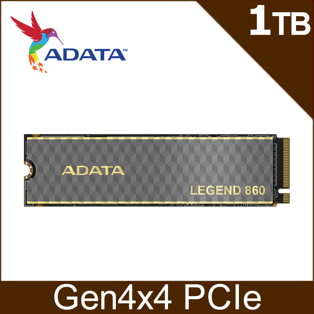 ADATA 威剛LEGEND 860 2TB PCIe Gen4x4 M.2 2280 SSD固態硬碟- PChome