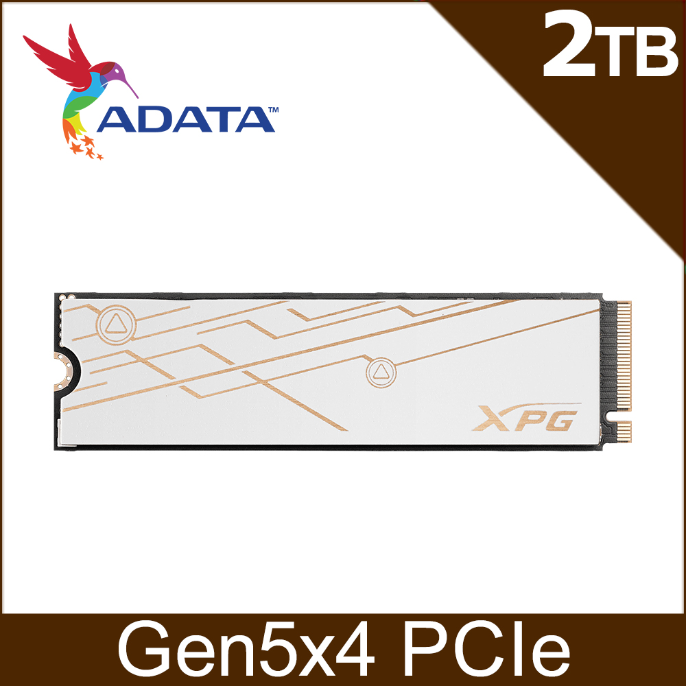 ADATA 威剛 XPG MARS 980 BLADE 2TB PCIe Gen5x4 M.2 2280 SSD固態硬碟