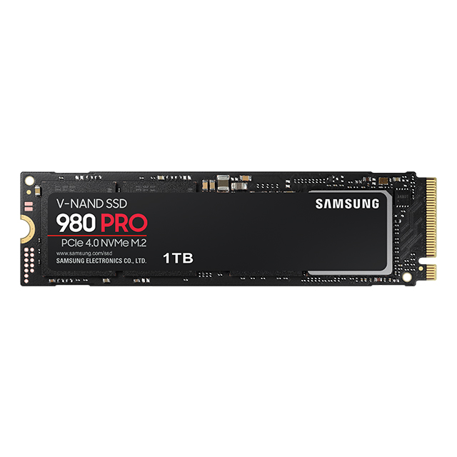 SAMSUNG 三星980 PRO 1TB NVMe M.2 2280 PCIe 固態硬碟(MZ-V8P1T0BW