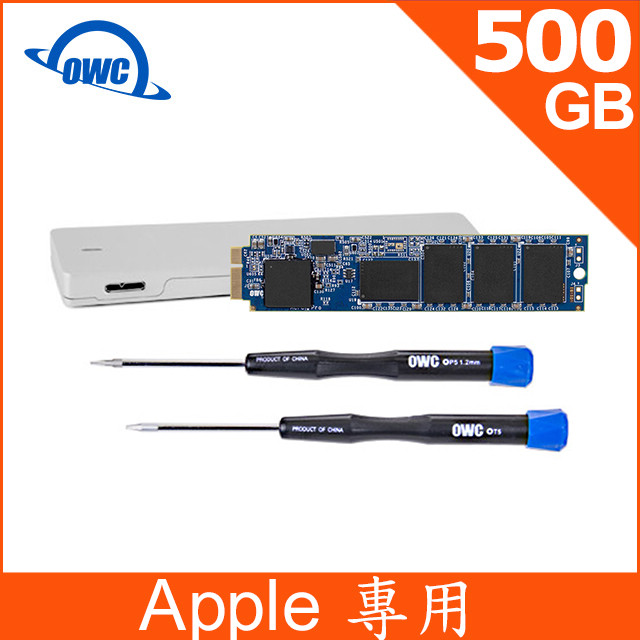 OWC Aura Pro 6G ( 500GB SSD ) 含工具和 Envoy 外接盒，適用2010~2011 Macbook Air