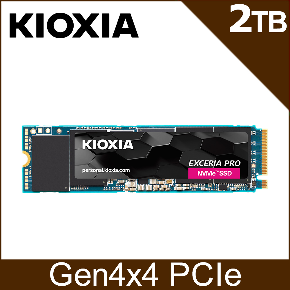KIOXIA EXCERIA PRO NVMe Gen4 SSD 2TB 中古