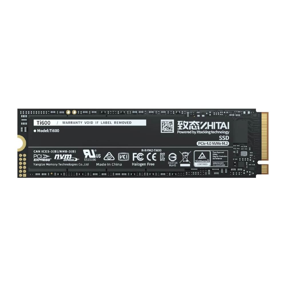 ZHITAI 致態Ti600 1TB/Gen4/PCIe 4.0/讀7000/寫6000/QLC【五年保