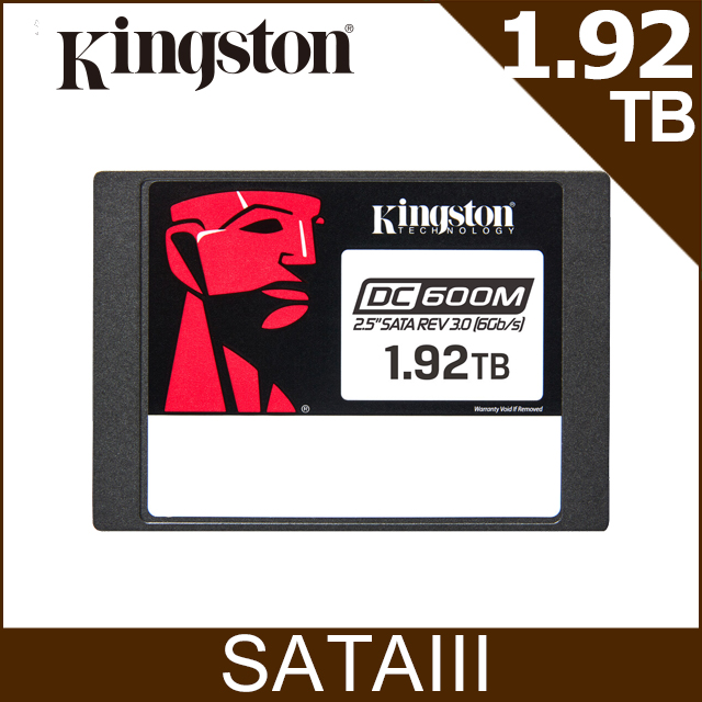 Kingston 金士頓 1920G DC600M 2.5 SATA 3.0 SSD 企業級固態硬碟 (SEDC600M/1920G)