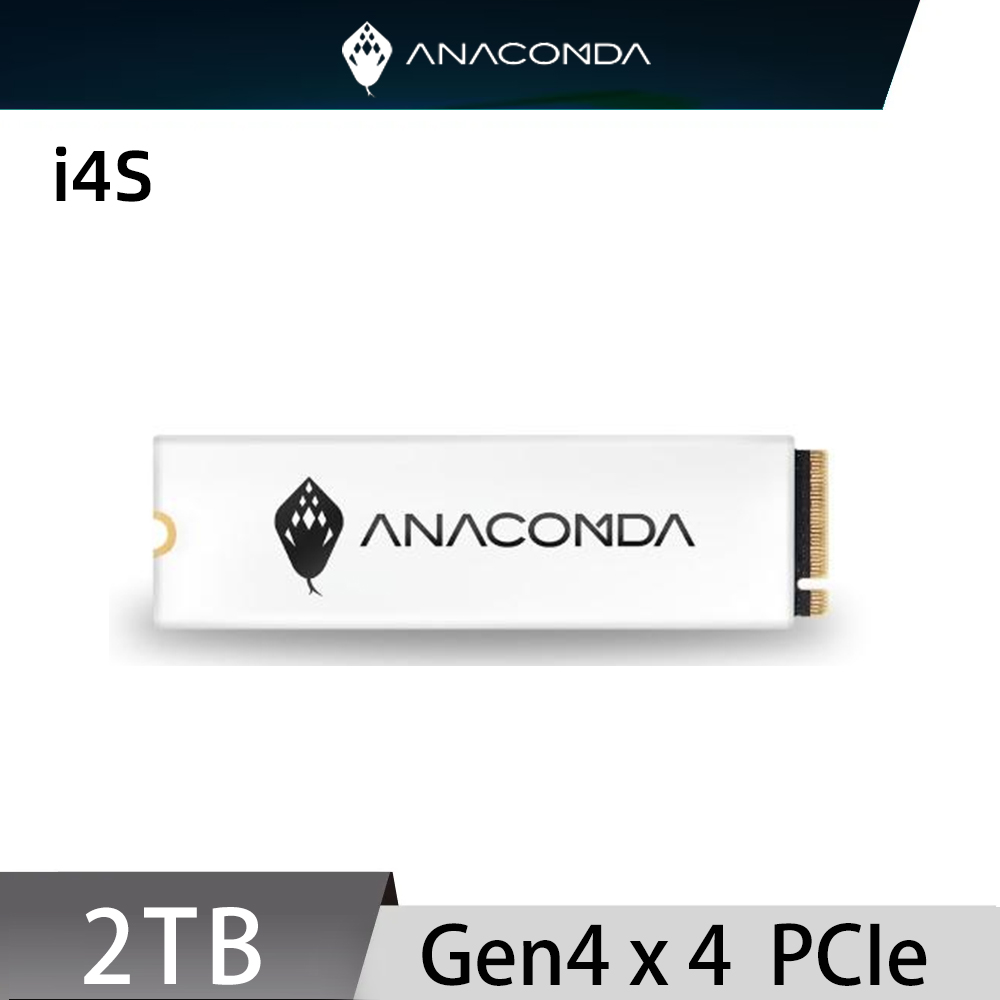 ANACOMDA 巨蟒 i4S 2TB Gen4x4 M.2 2280 PCIe SSD 固態硬碟
