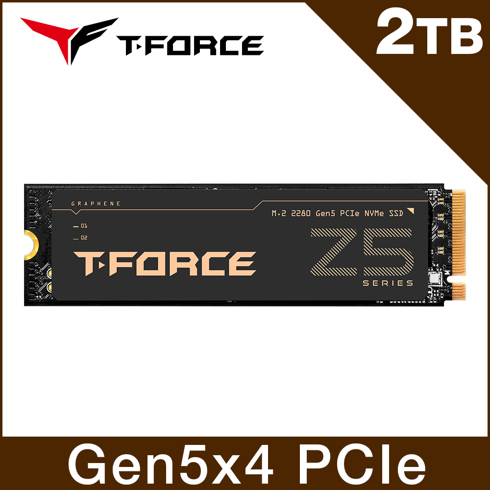 Team 十銓電競T-FORCE GA PRO 2TB PCIe Gen5 M.2 SSD 固態硬碟- PChome