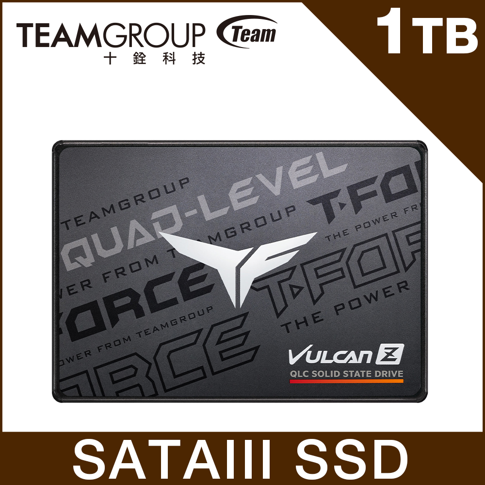 Team 十銓 電競VULCANZQ 1TB 2.5吋 SATAIII SSD 固態硬碟