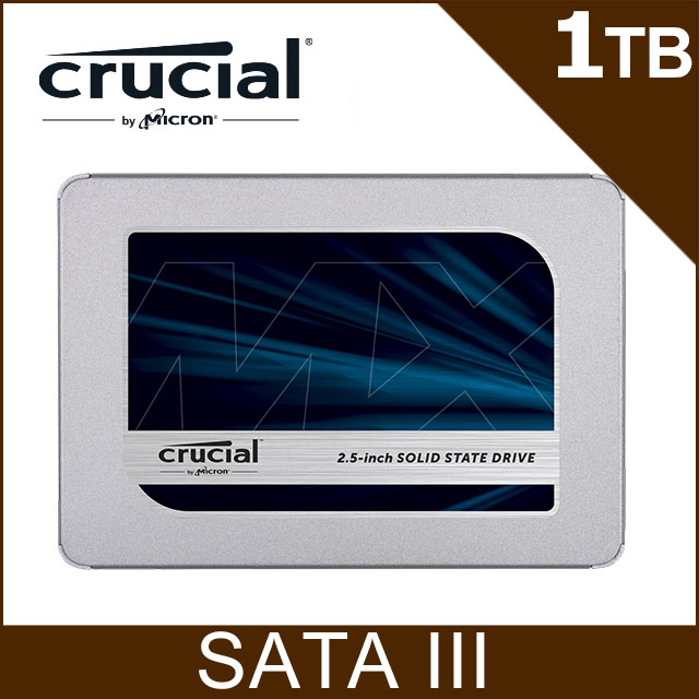 美光Micron Crucial MX500 1TB SATAⅢ 固態硬碟- PChome 24h購物