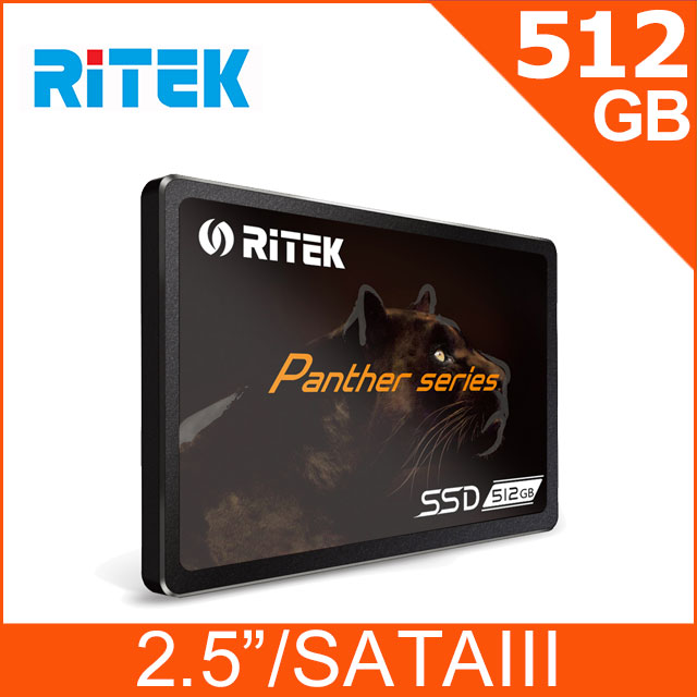 RITEK錸德 512GB SATA-III 2.5吋 SSD固態硬碟