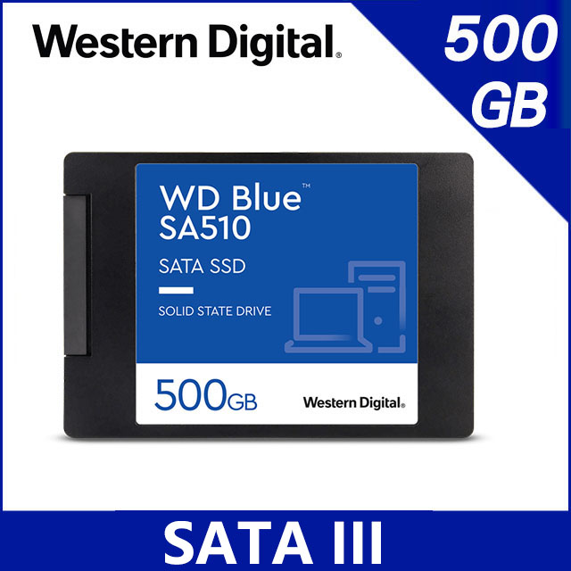 WD 藍標Blue 500GB 2.5吋SSD 固態硬碟(WDS500G3B0A) - PChome 24h購物