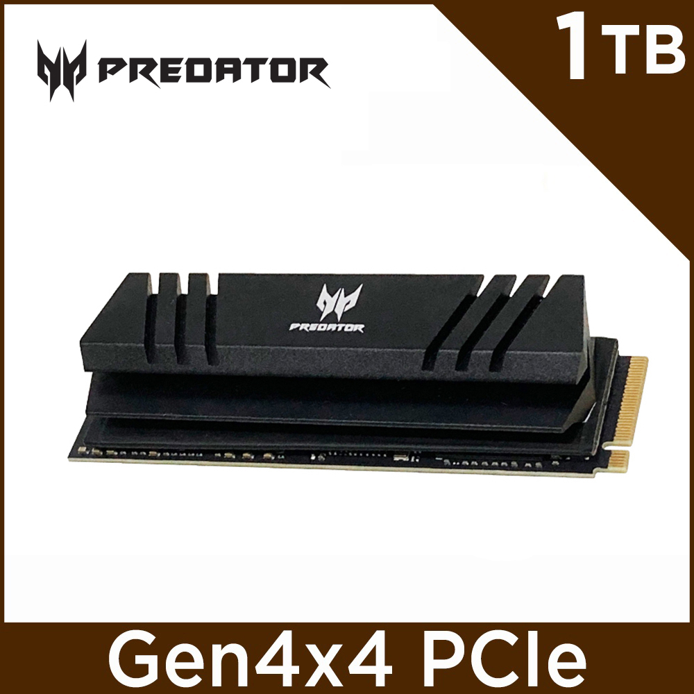 ACER 宏碁Predator GM7000 1TB M.2 2280 PCIe Gen4x4 SSD固態硬