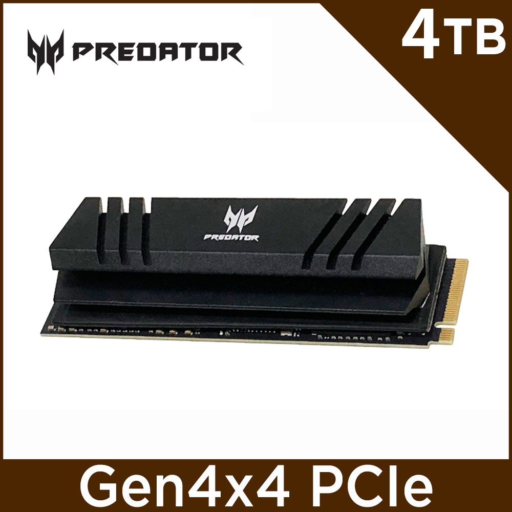 Acer Predator GM7000 4TB M.2 2280 PCIe Gen4x4 SSD固態硬碟