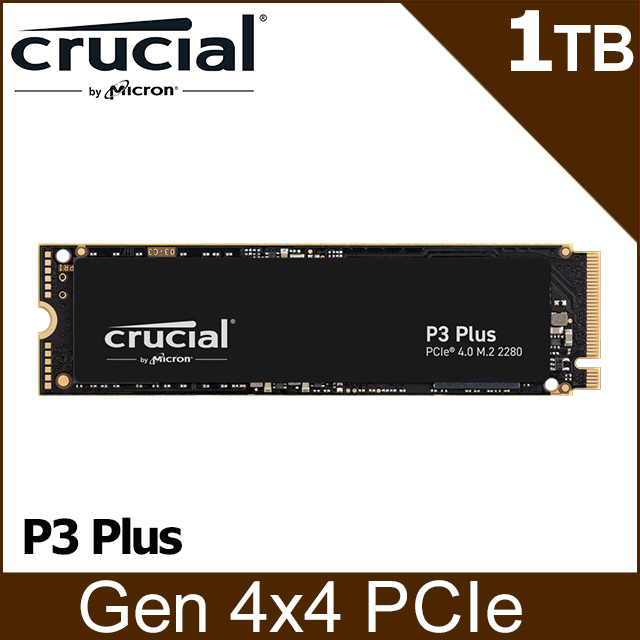 Crucial P3 Plus Gen4 NVMe - PChome 24h購物