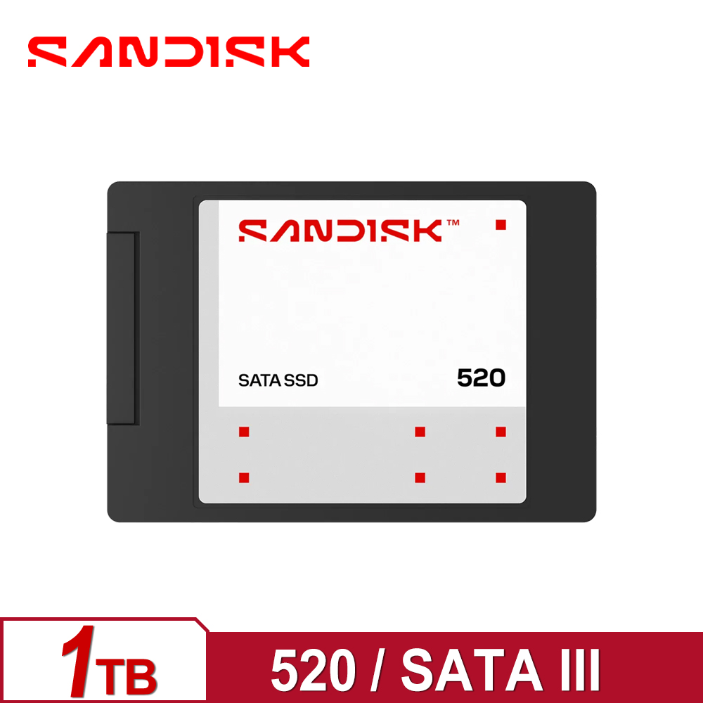 SanDisk 晟碟 520 2.5吋 SATA SSD