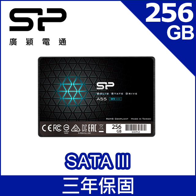 SP廣穎A55 512GB 3D NAND 2.5吋固態硬碟(SP512GBSS3A55S25) - PChome 