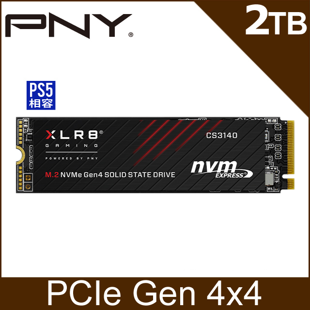 PNY XLR8 CS3140 Gen4 2TB M.2 2280 PCIe SSD