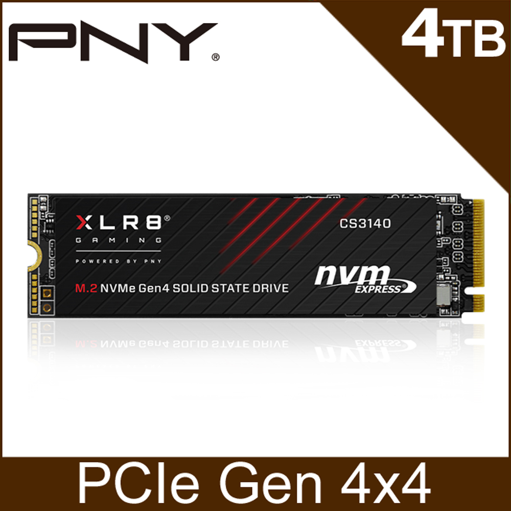 PNY XLR8 CS3140 4TB M.2 PCIe 4.0 SSD