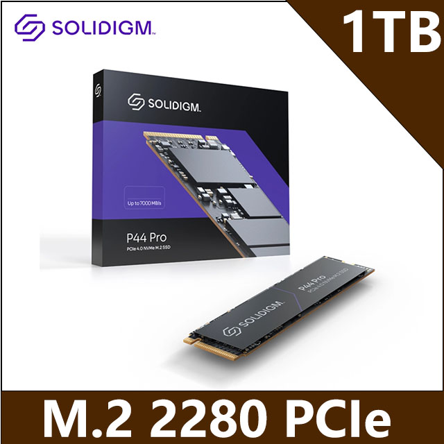 Solidigm P44 Pro系列 1TB M.2 2280 PCI-E 固態硬碟