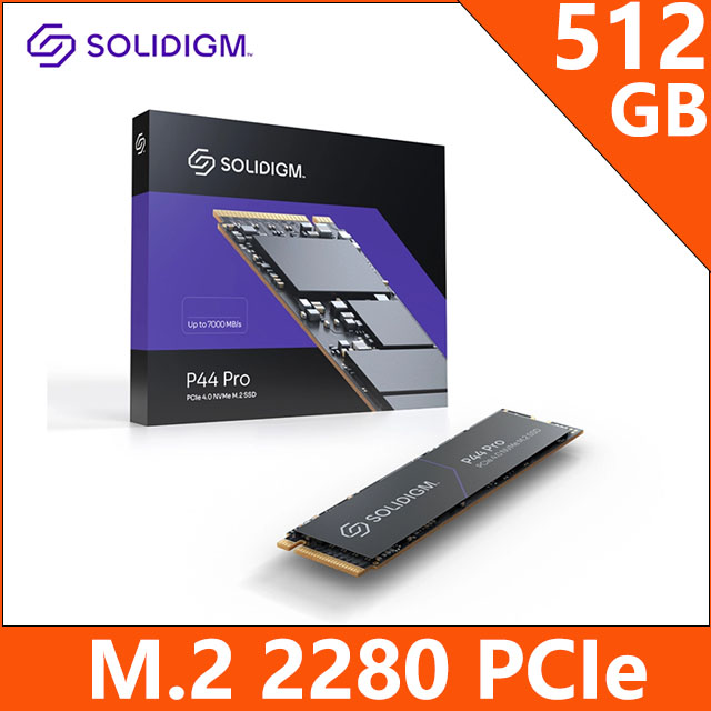 Solidigm 思得Solidigm P44 Pro系列1TB M.2 2280 PCI-E 固態硬碟 Solidigm 思得Solidigm P44 Pro系列1TB M.2 2280 PCI-E 固態硬碟