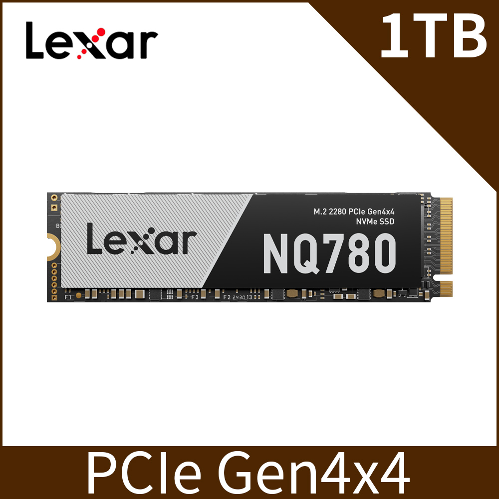Lexar 雷克沙 NQ780 M.2 2280 PCIe Gen4x4 NVMe 1TB 固態硬碟