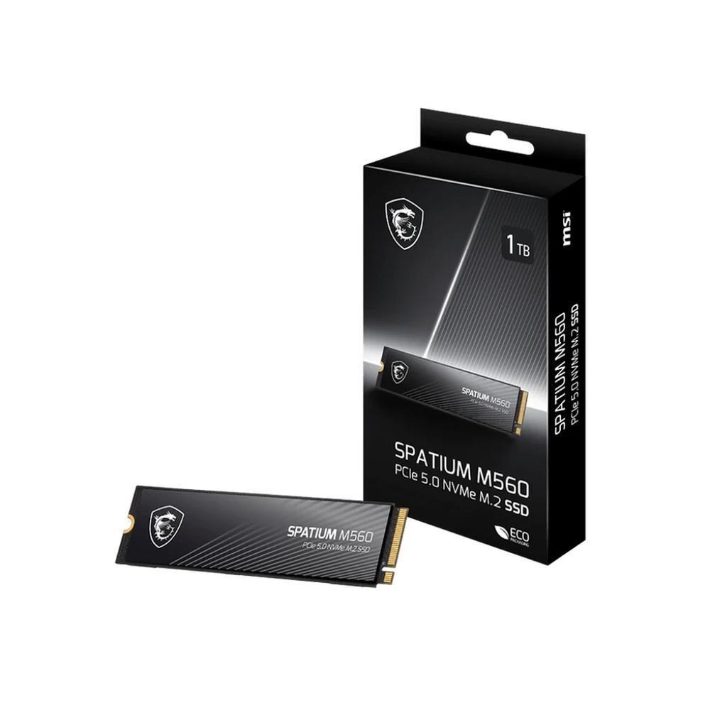 MSI 微星 SPATIUM M560 PCIe 5.0 NVMe 1TB SSD Gen5 固態硬碟