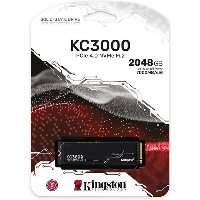 Kingston 金士頓 KC3000 2TB SKC3000D/2048G PCIE 4.0 SSD 固態硬碟