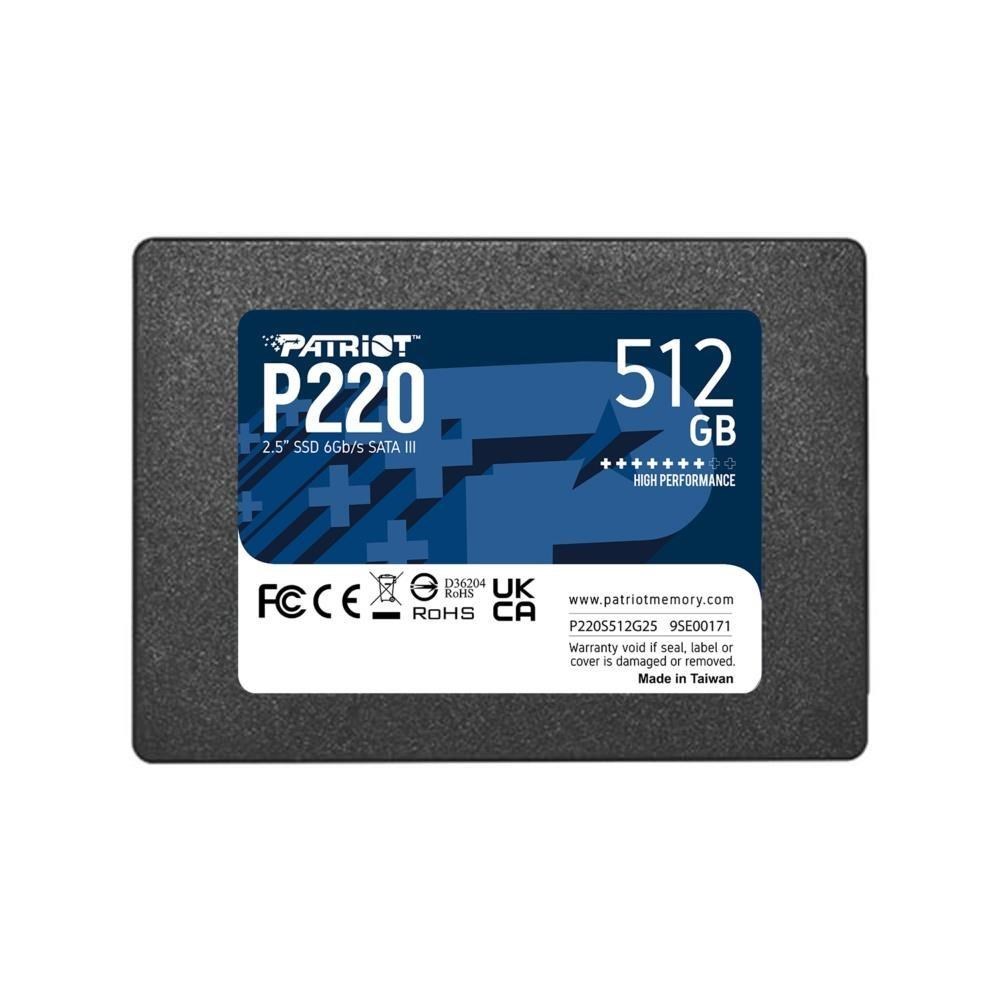 PATRiOT 博帝 P220 512G 2.5吋 SSD 固態硬碟