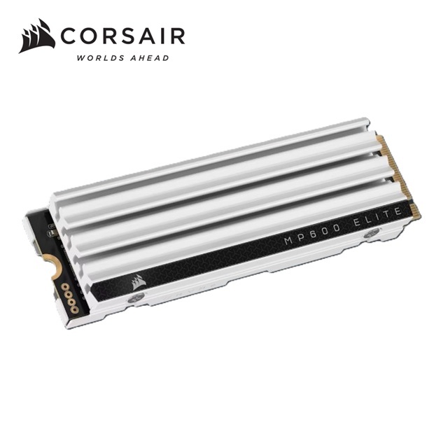 CORSAIR 海盜船 MP600 ELITE 2TB Gen4 PCIe x4 NVMe M.2 SSD (白)