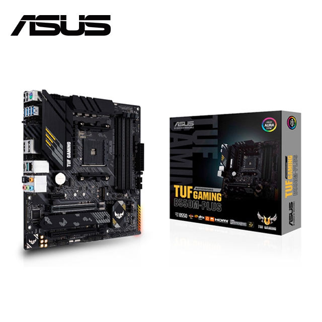 【C+M套餐】ASUS TUF GAMING B550M-PLUS 主機板 + AMD R5-5500 處理器