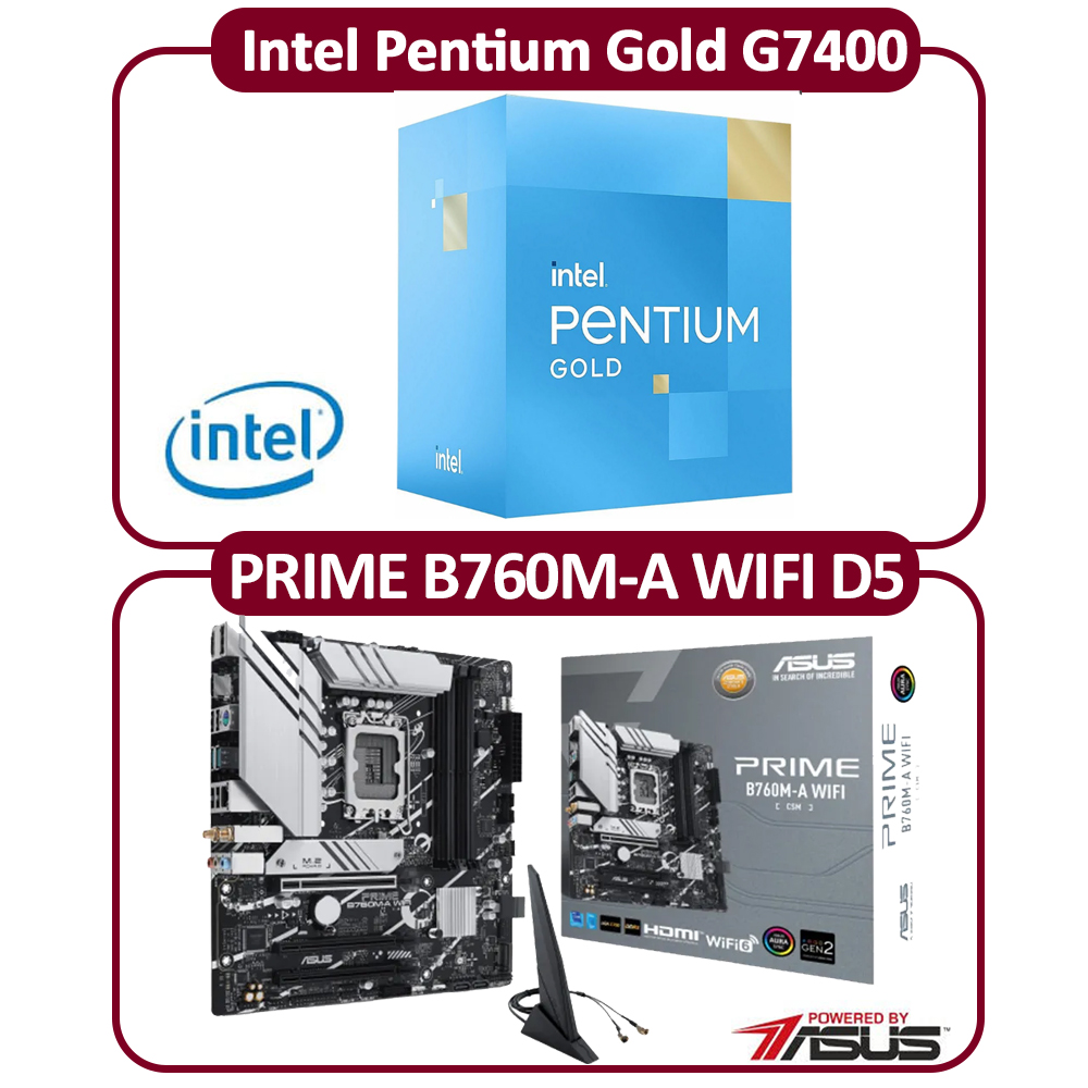 ASUS 華碩Intel 14代I5-14400F 十核CPU+華碩B760M-A WIFI-CSM 主機板