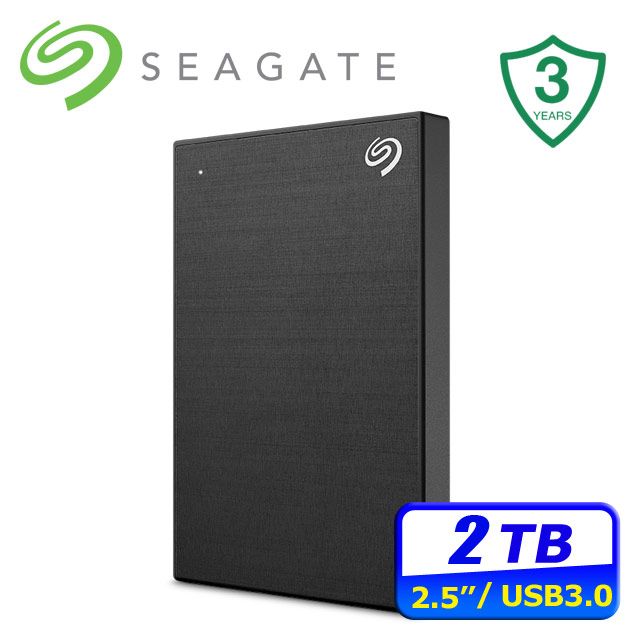 Seagate 希捷新黑鑽2TB 輕薄行動硬碟(STKM2000400) - PChome 24h購物