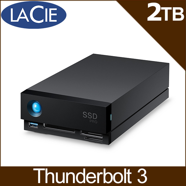 LaCie 1big Dock SSD Pro 2TB Thunderbolt3 外接硬碟(STHW2000800