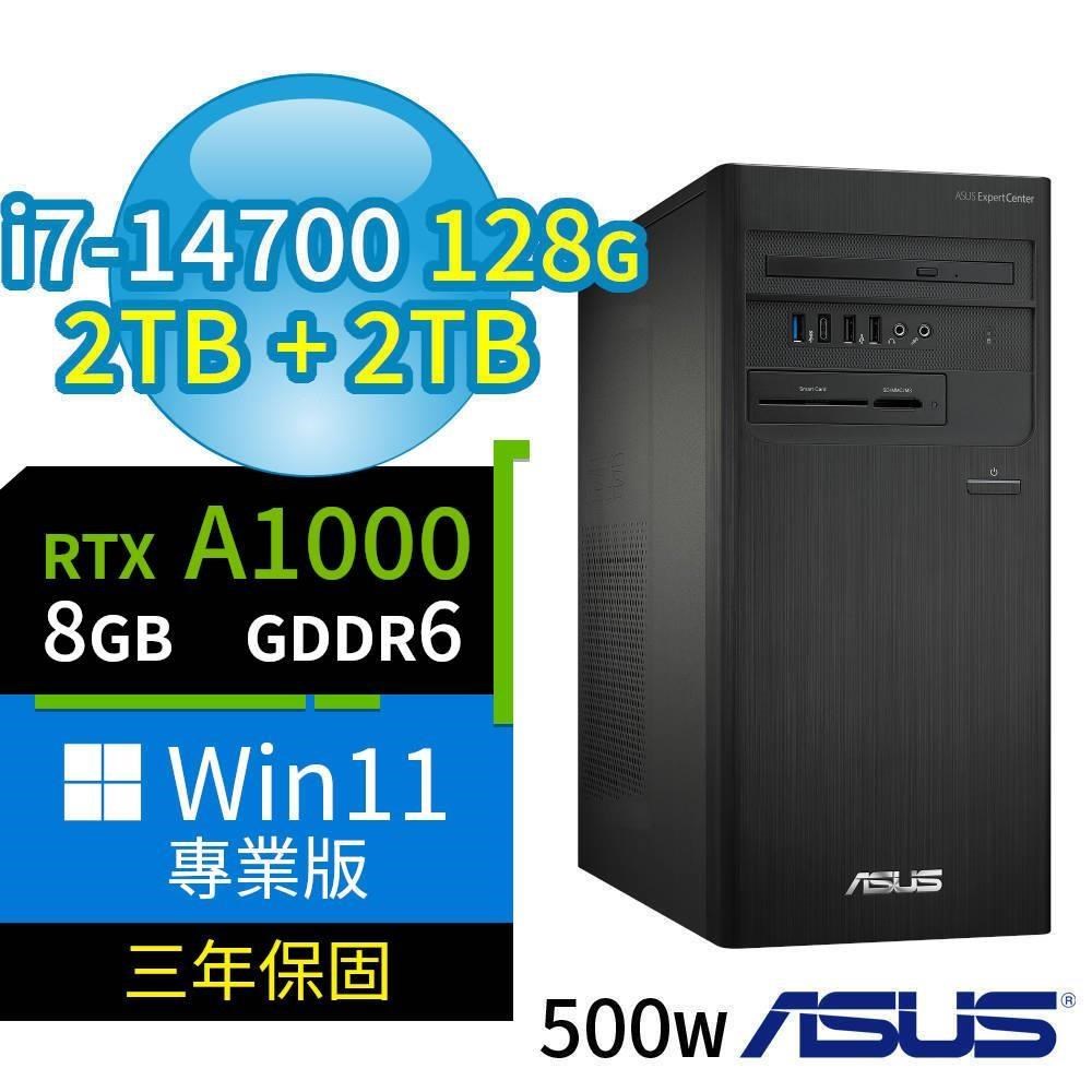 D700 商用電腦 i7-14700/128G/2TB SSDx2/A1000/Win11專業版/三年保固