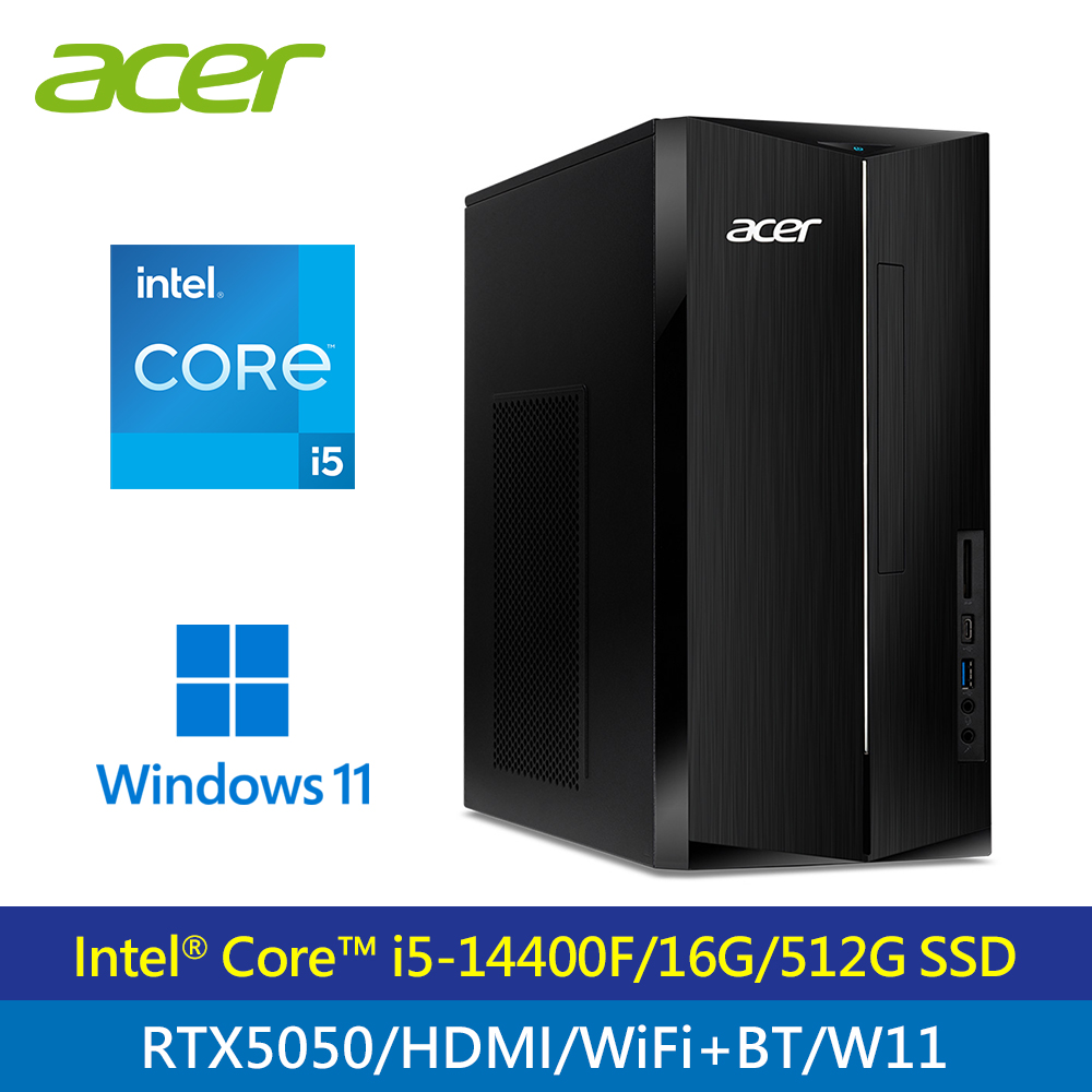 ACER 宏碁 TC-1785 i5-14400F/RTX5050 桌機