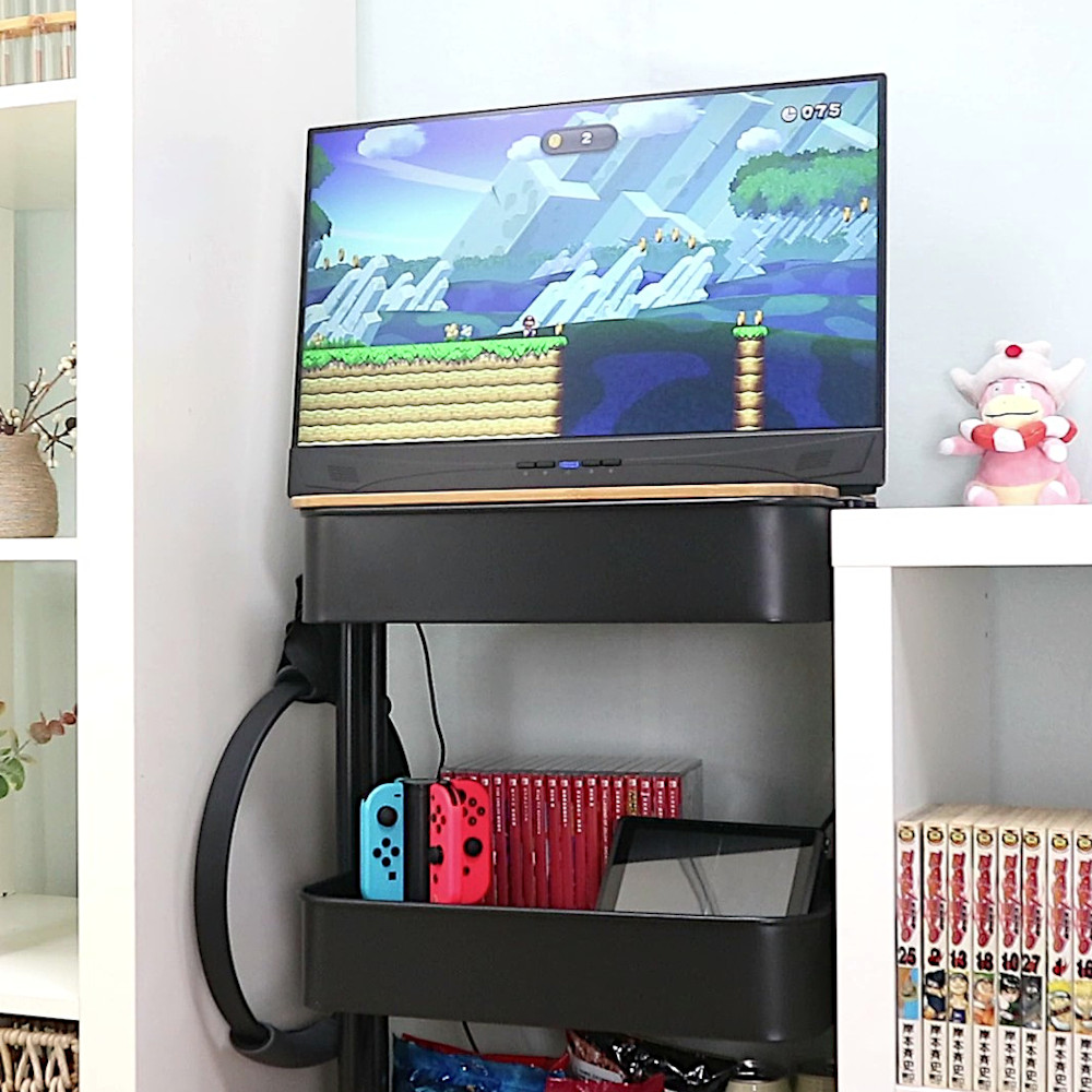 Gechic 給奇創造 2101H 21.5吋 大尺寸 可攜式螢幕 超薄 輕量 USB Type-C/ HDMI雙介面(Switch外接螢幕/附保護背包)