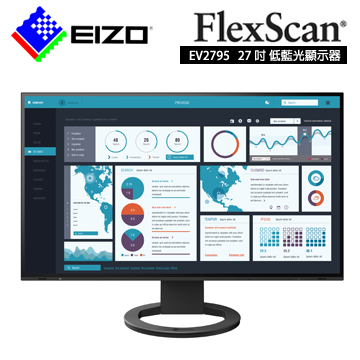 EIZO FlexScan EV2795 (黑色) - PChome 24h購物