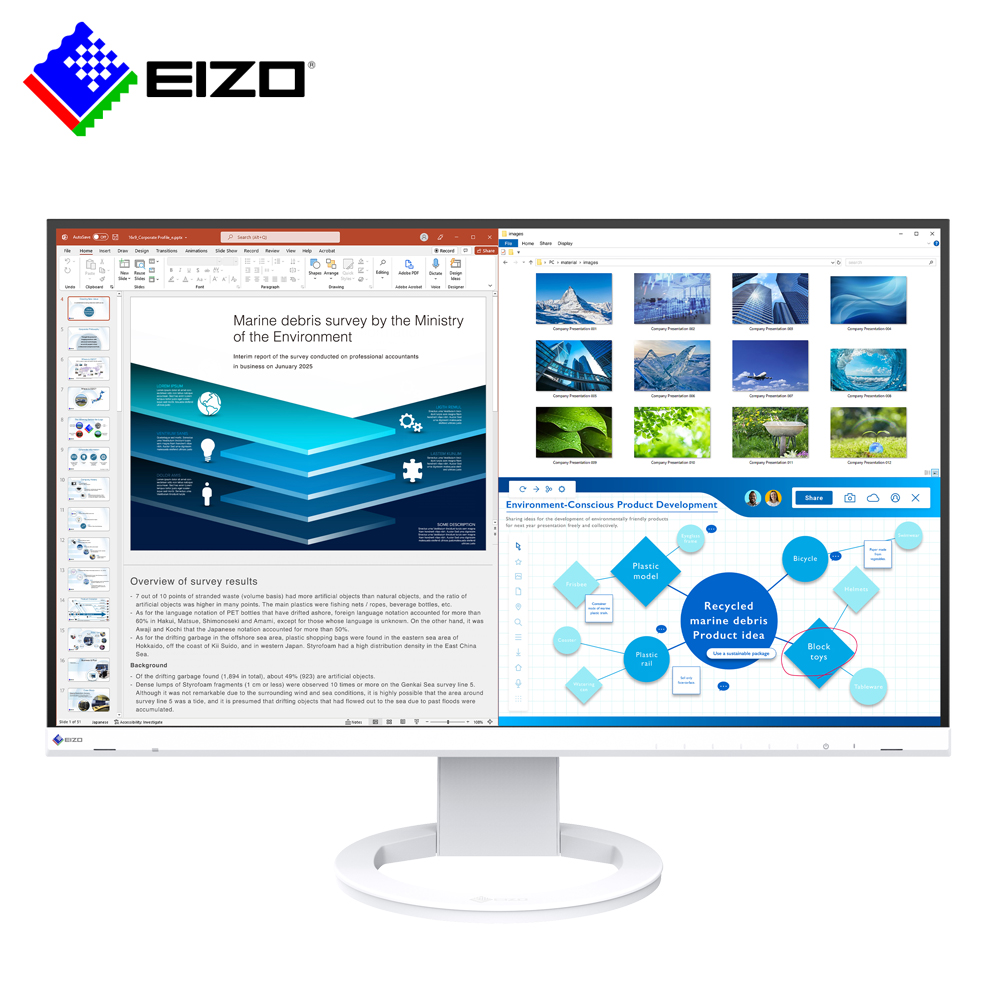 EIZO FlexScan EV2720S 白色