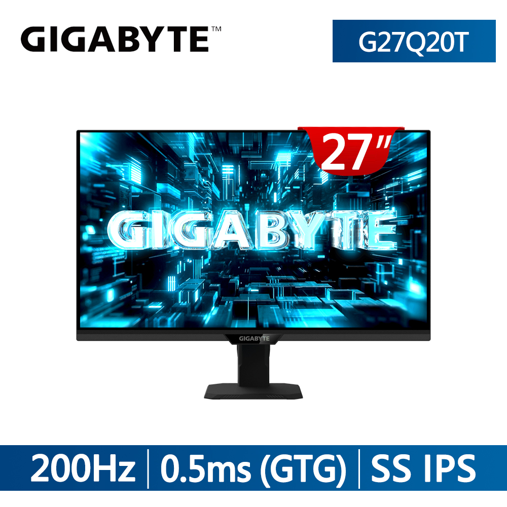 GIGABYTE 技嘉 G27Q20T 平面2K 電競螢幕(其他規格)