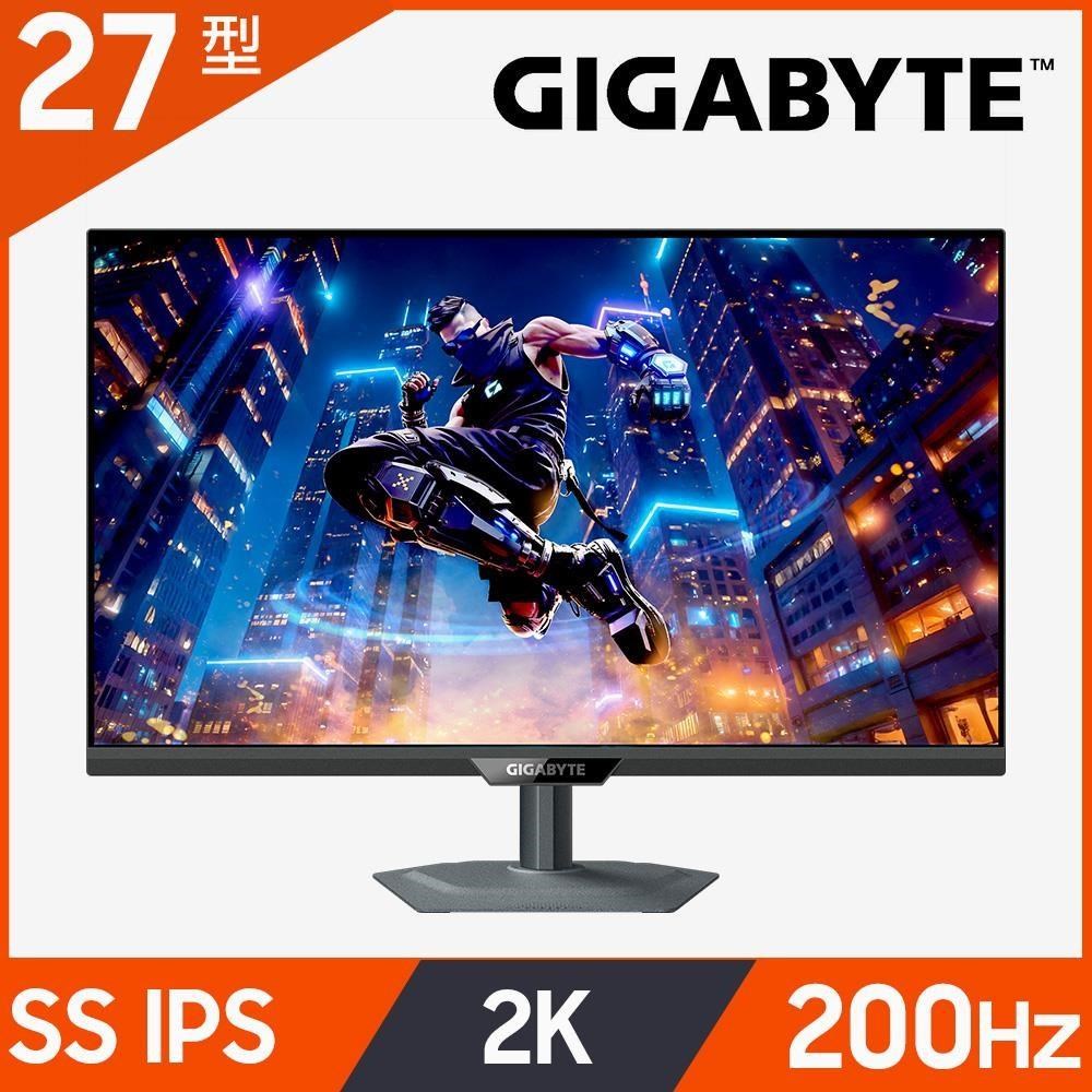GIGABYTE 技嘉 M27Q2 QD 27型 量子點 電競螢幕 (QHD/2K/200Hz/1ms/IPS/KVM)