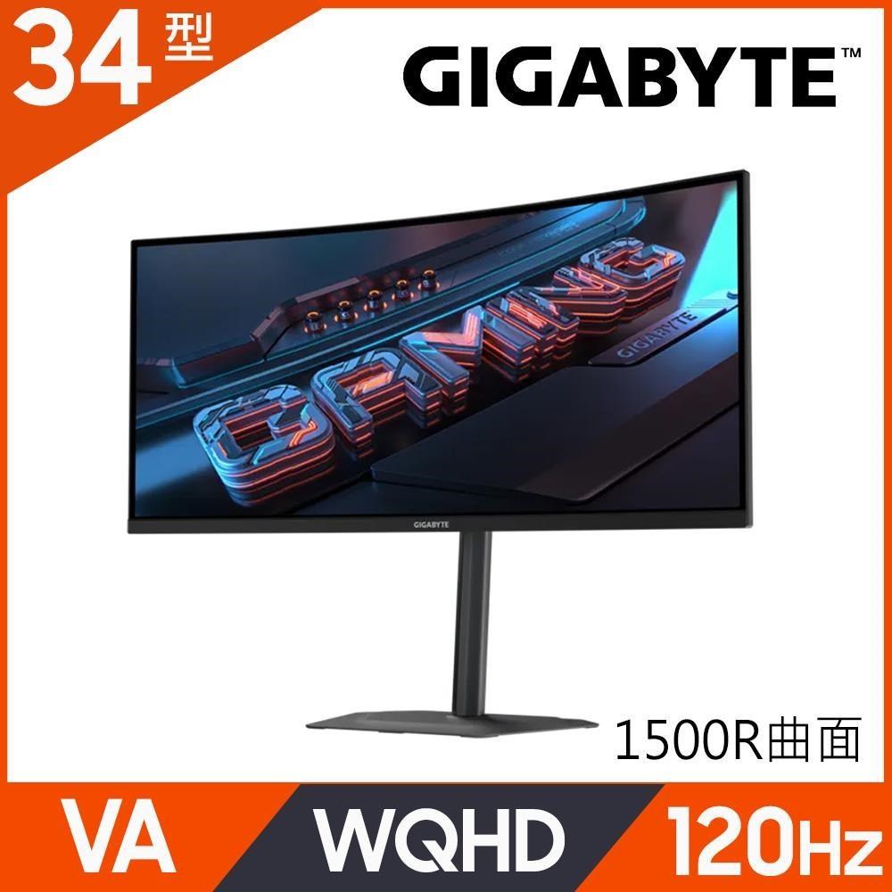 GS34WQCA 曲面電競螢幕(34型/WQHD/120Hz/1ms/21:9/VA 1500R)