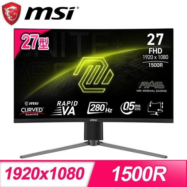 MAG 276CPXF 27型 VA曲面電競螢幕