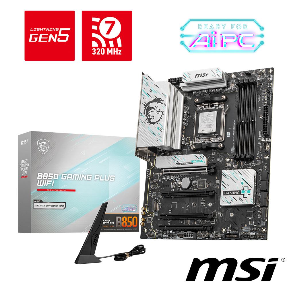 MSI 微星 B850 GAMING PLUS WIFI 主機板